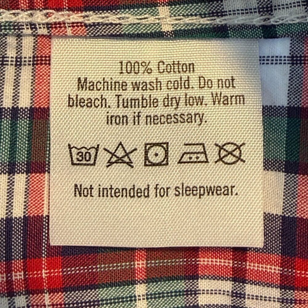 JANIE AND JACK Plaid Cotton Button Down Boys 4 - Picture 10 of 10